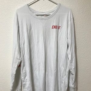 XL end it long sleeve top